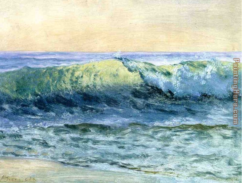 The Wave painting - Albert Bierstadt The Wave art painting